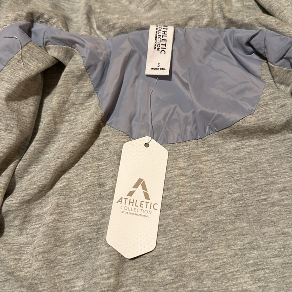 Athletic Collection by 26 International Icelandic Blue windbreaker jacket - Picture 6 of 7